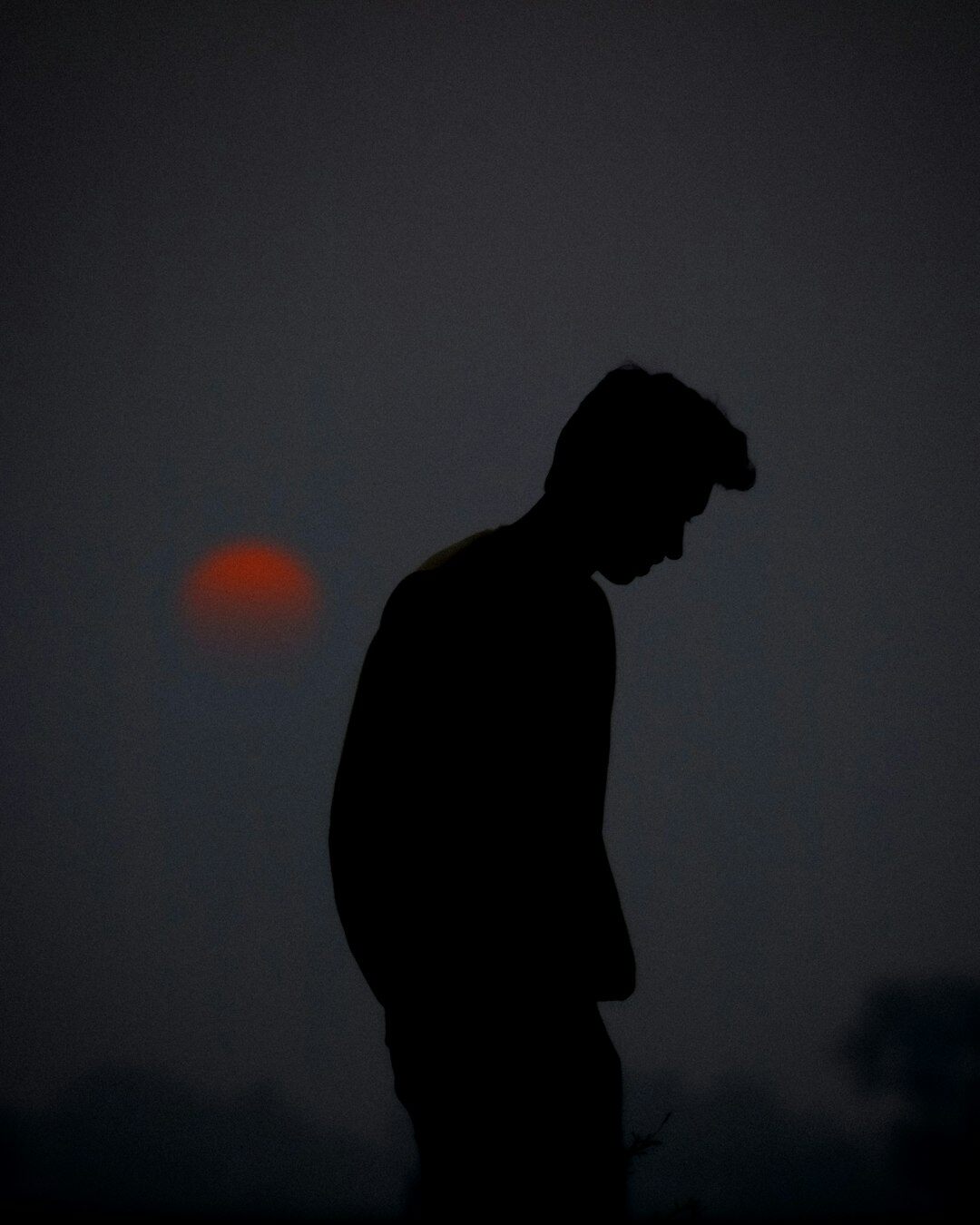 sad celebrity alone