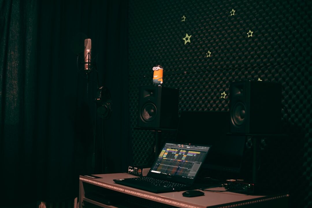 shakira in recording studio